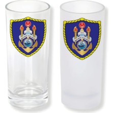 Ghostbastır Design Deniz Harp Okulu Buzlu / Buzsuz Seçenekli Rakı Bardağı – 1 Adet Şık Sunum Bardağı 050