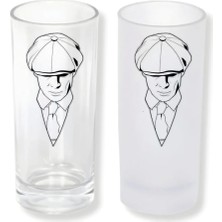 Ghostbastır Design Peaky Blinders Buzlu / Buzsuz Seçenekli Rakı Bardağı – 1 Adet Şık Sunum Bardağı 045
