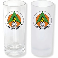 Ghostbastır Design Alanyaspor Buzlu / Buzsuz Seçenekli Rakı Bardağı – 1 Adet Şık Sunum Bardağı 004