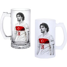Ghostbastır Design Ferdi Kadığlu Kulplu Bira Bardağı Buzlu Veya Şeffaf Seçenekli 068