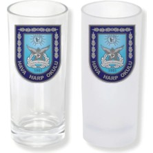 Ghostbastır Design Hava Harp Okulu Buzlu / Buzsuz Seçenekli Rakı Bardağı – 1 Adet Şık Sunum Bardağı 027