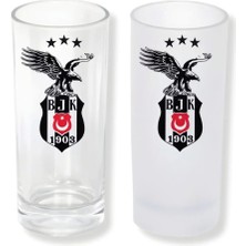 Ghostbastır Design Beşiktaş Buzlu / Buzsuz Seçenekli Rakı Bardağı – 1 Adet Şık Sunum Bardağı 0155