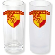 Ghostbastır Design Göztepespor Buzlu / Buzsuz Seçenekli Rakı Bardağı – 1 Adet Şık Sunum Bardağı 0105