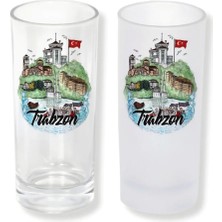 Ghostbastır Design Trabzon Buzlu / Buzsuz Seçenekli Rakı Bardağı – 1 Adet Şık Sunum Bardağı 0179