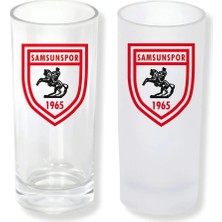 Ghostbastır Design Samsunspor Buzlu / Buzsuz Seçenekli Rakı Bardağı – 1 Adet Şık Sunum Bardağı 088