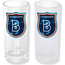 Ghostbastır Design Istanbul Başakşehirspor Buzlu / Buzsuz Seçenekli Rakı Bardağı – 1 Adet Şık Sunum Bardağı 0101