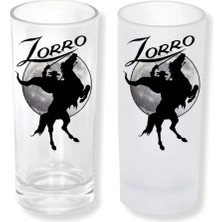 Ghostbastır Design Zorro Buzlu / Buzsuz Seçenekli Rakı Bardağı – 1 Adet Şık Sunum Bardağı 071