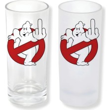 Ghostbastır Design Hayalet Avcıları Buzlu / Buzsuz Seçenekli Rakı Bardağı – 1 Adet Şık Sunum Bardağı 0169