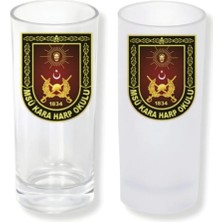 Ghostbastır Design Kara Harp Okulu Buzlu / Buzsuz Seçenekli Rakı Bardağı – 1 Adet Şık Sunum Bardağı 020