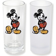 Ghostbastır Design Mickey Mouse Buzlu / Buzsuz Seçenekli Rakı Bardağı – 1 Adet Şık Sunum Bardağı 016