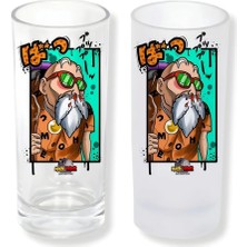 Ghostbastır Design Dragon Ballz Buzlu / Buzsuz Seçenekli Rakı Bardağı – 1 Adet Şık Sunum Bardağı 085