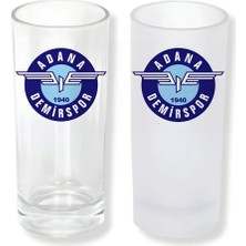 Ghostbastır Design Adana Demirspor Buzlu / Buzsuz Seçenekli Rakı Bardağı – 1 Adet Şık Sunum Bardağı 0147