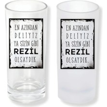 Ghostbastır Design Deliyiz Buzlu / Buzsuz Seçenekli Rakı Bardağı – 1 Adet Şık Sunum Bardağı 094