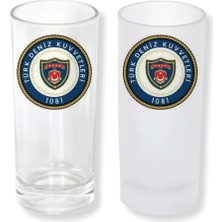 Ghostbastır Design Türk Deniz Kuvvetleri Buzlu / Buzsuz Seçenekli Rakı Bardağı – 1 Adet Şık Sunum Bardağı 0193