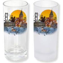 Ghostbastır Design Istanbul Buzlu / Buzsuz Seçenekli Rakı Bardağı – 1 Adet Şık Sunum Bardağı 0160