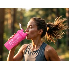 Herbazone Protein Shaker Pembe - Sporcu & Antrenman, Sızdırmaz, Bpa-Free 600 ml
