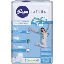 Crazy Shops Natural Normal Günlük 40 Adet Hijyenik Ped