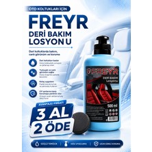 Freyr Deri Bakım ve Temizleyici Besleyici Kremi | Oto Deri Koltuk Bakım Kremi  500ML ( Parfümlü)