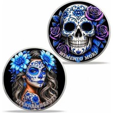 Solfera Memento Mori Ebedi Güzellik Stoa Felsefe Manifest Coin Koleksiyon Metal Para CP099