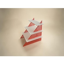 3D Tasarım 3 Katlı Ürün Sergileme Standı - Organizer