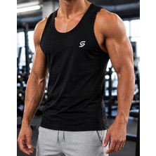 Sapeur Erkek Sporcu Atlet - Nefes Alabilir Fit Kesim, Gym & Fitness Tanktop