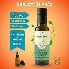 Matdeer 100 ml Okaliptüs Yağı - Ferahlatıcı Aromaterapik Cilt ve Ortam Kokusu - %100 Saf