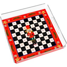 Rosivella Nutcracker 24X24 Pleksi Tepsi
