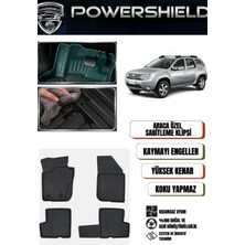 POWERSHIELD Dacia Duster (4x4) 2009-2017  Arası Uyumlu Araca Özel Premium 5DHavuzlu Oto Paspas Takımı