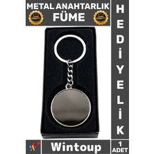Wintoup #anahtarlık Premium Lüks Şık Tasarım Kaliteli Çelik Aksesuar Hediye Modern Metal Anahtarlık Füme