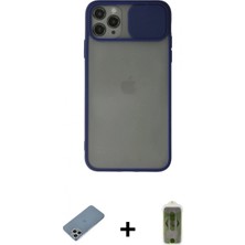 Marsilyan™- iPhone 11 Pro Max Kılıf Vadi Çizgi - Siyah Joko Magic 5d Hayalet Cam + Shine Kamera Lens Koruma Cam - Gs