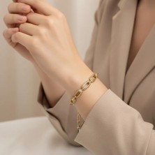 Stil Incisi/xupıng Jewelry Violet Zirkon Taşlı Bileklik