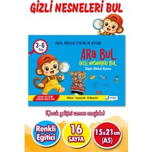 Harika Çocuk Yayınları 3-6 Yaş Dikkat Geliştirme Ara Bul Kitabı Nevbahar Erçoklu