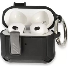 Azrlya Newface Apple Airpods 3 (3.nesil) Truva Kılıf - Siyah