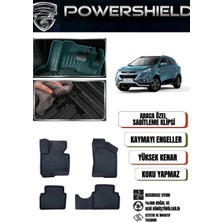 POWERSHIELD Hyundai İX 35 2009-2015 Uyumlu Araca Özel Premium 5D Havuzlu Paspas Takımı