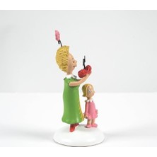Crazy Shops Department 56 Dr. Seuss The Grinch Village Aksesuarları Cindy Lou Who's Surprise Heykelcik, 8,5 Cm, Çok Renkli