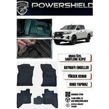 POWERSHIELD Toyota Hılux 2015 ve Sonrası Uyumlu Araca Özel Preium 5d Havuzlu Paspas Takımı