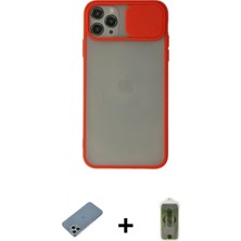 Marsilyan™- iPhone 11 Pro Max Kılıf Vadi Çizgi - Siyah Joko Magic 5d Hayalet Cam + Shine Kamera Lens Koruma Cam - Gs