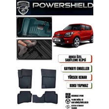 POWERSHIELD Kia Soul 2008-2013 Uyumlu Araca Özel Premium 4d Havuzlu Paspas Takımı