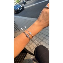 Shop Krutzo Gümüş Renk Xuping Kalp ve Baget Model