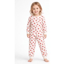 Luggi Baby Bisiklet Yaka Uzun Kollu Kız Bebek Pijama Takımı