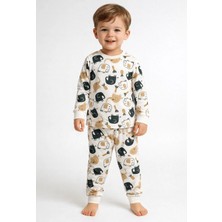 Luggi Baby Bisiklet Yaka Uzun Kollu Erkek Bebek Pijama Takımı