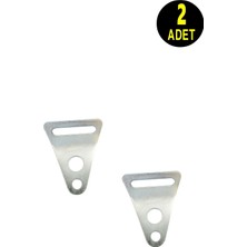 Usin 2 Adet 2 cm Çanta Sapı Branda Çadır Kemer Yük Bağlama Gerdirme Delikli Metal Tokası