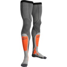 Acerbis X-Leg Vented Pro Çorap Gri Turuncu