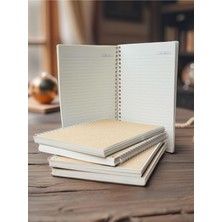 Orbak Kağıtçılık A5 Çizgili Kraft Defter | Vintage | Geri Dönüşüm Kağıt | 70 Yaprak (140 Sayfa)