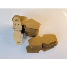 Orbak Kağıtçılık 100 Lü Kraft Karton Takı Kartı Küpe, Kolye, Bileklik Sunum ve Sergi Kartı