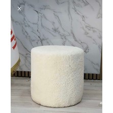 Akgün Furniture Çok Amaçlı Dekoratif Silinfir Puf Koltuk