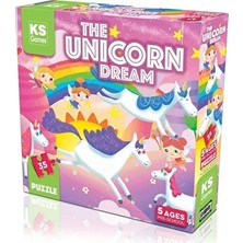 Ks Games 35 Parça Puzzle - The Unicorn Dream