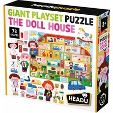 Headu Gıant Playset Puzzle The Doll House MU55355
