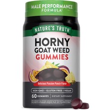 Nature's Truth Hor.n.y Go.at We.e.d Gummies Vegan, Non-Gmo & Gluten Free Supplement For Men - 60 Gummies - Abd Menşei