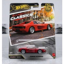 Hot Wheels Ferrari TESTAROSSA Diecast Model Metal Gövde ile Detaylı Tasarım 1:64 Ölçek TESTAROSSA-JKF00